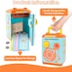 image 4 of Electronic Money Bank for Kids – Blue Password & Finger ecure, Fun & Educational Savings Boxprint Toy ATM Piggy Bank
