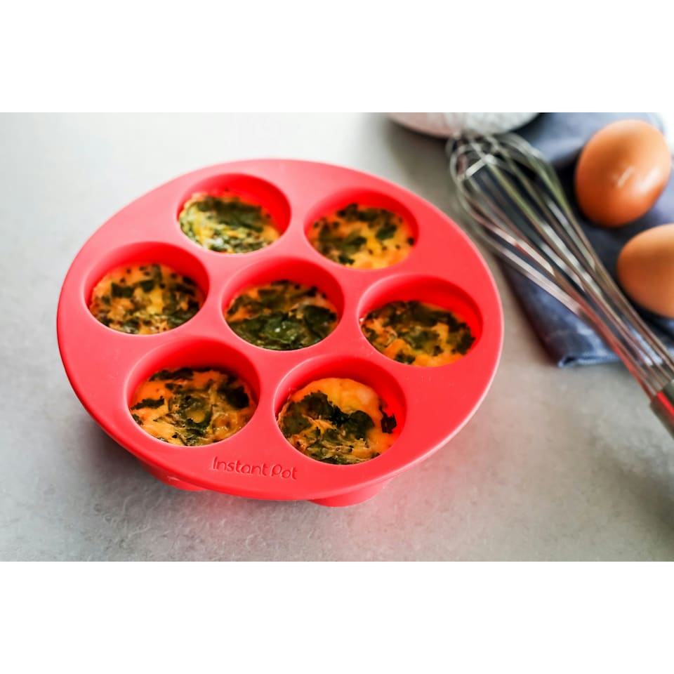 image 1 of Instant Pot Silicone Egg Bites Pan with Lid