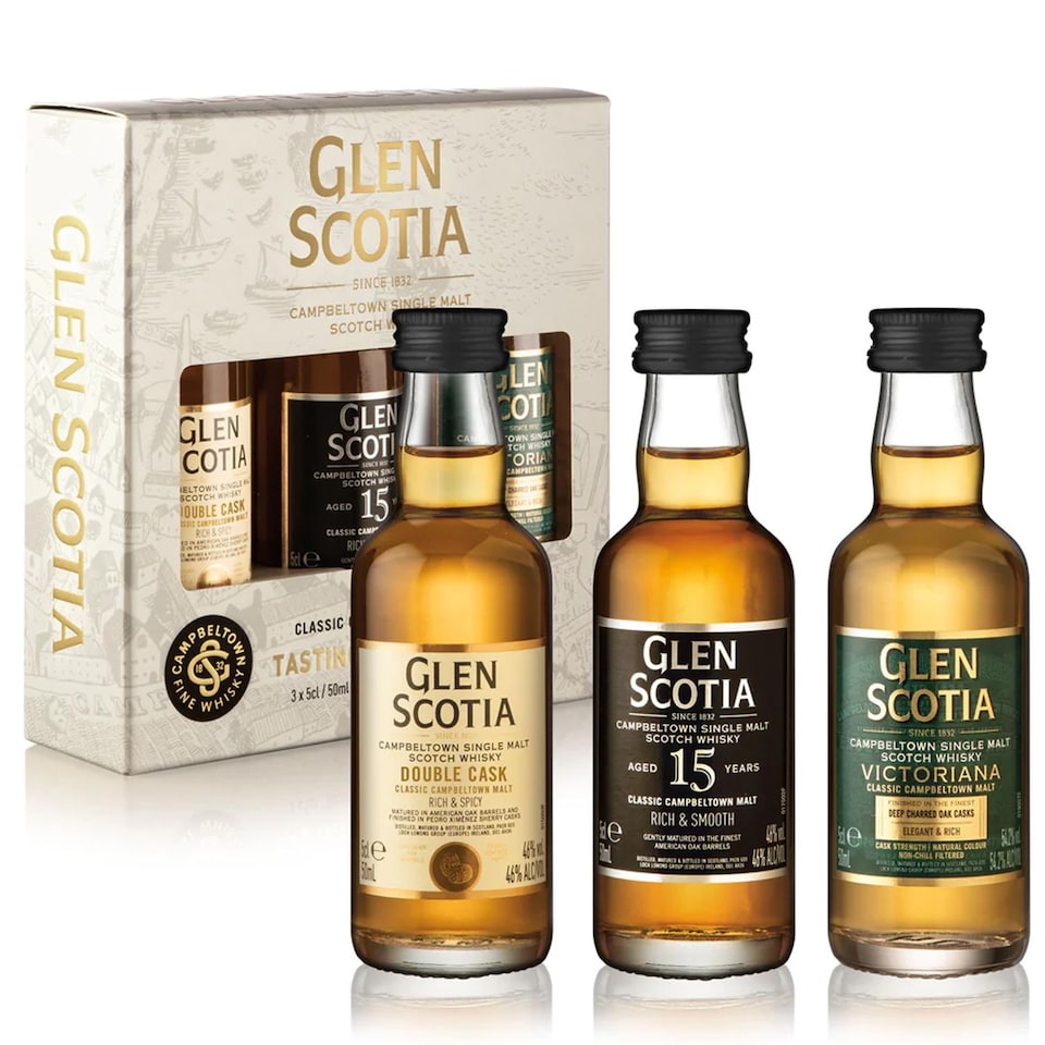 image 1 of Glen Scotia - Campbeltown Single Malt Scotch Whisky Miniature Gift Pack