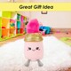 image 8 of Lipstick Soft Toy Cute Plushie Huggable Cuddly Stuffed Toy 18cm Pink