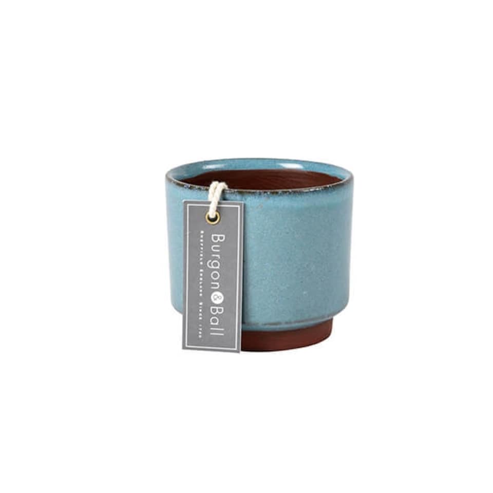 image 1 of Burgon & Ball Malibu Blue Succulent Pot