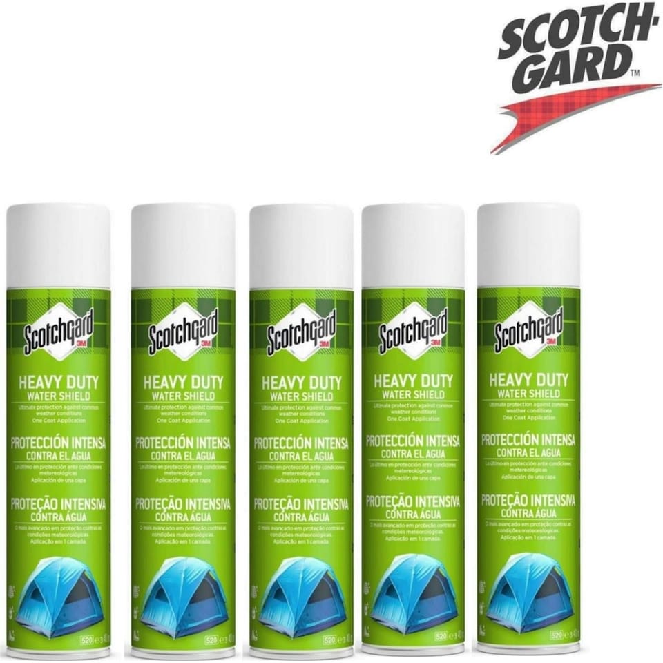 image 1 of 5 x Scotchgard Water Shield Waterproof Tent Gear Clothing Protector Spray 400ml