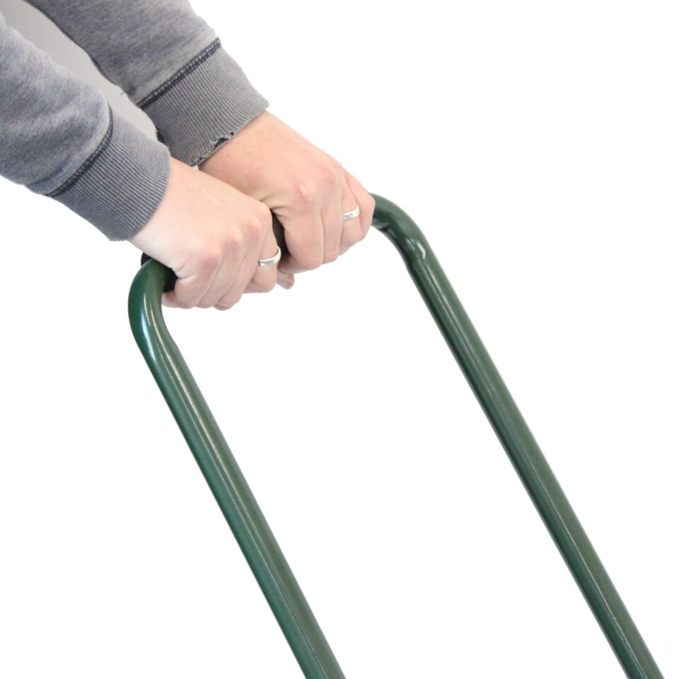 image 1 of Heavy Duty 72L Garden Lawn Compost Spreader Fertiliser Manure Roller