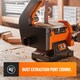 image 3 of VonHaus Electric Adjustable Belt and Disc Sander with Changeable Sanding Discs