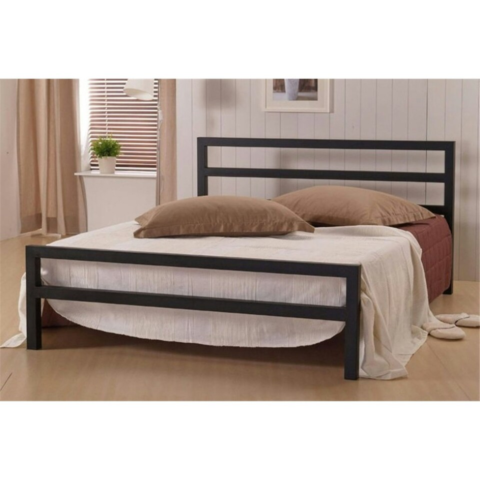 Curved Silver Metal Bed Frame - Single 3ft