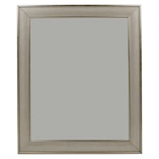 URBNLIVING Wall Mounted Wooden Framed Mirror | Silver | 1