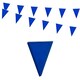 image 2 of Blue Colour Party Bunting 10m with 20 Pennants