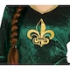 image 4 of Fiestas Guirca Womens/Ladies Medieval Queen Costume Dress | Green | Green/Beige | 8-10 years | 1