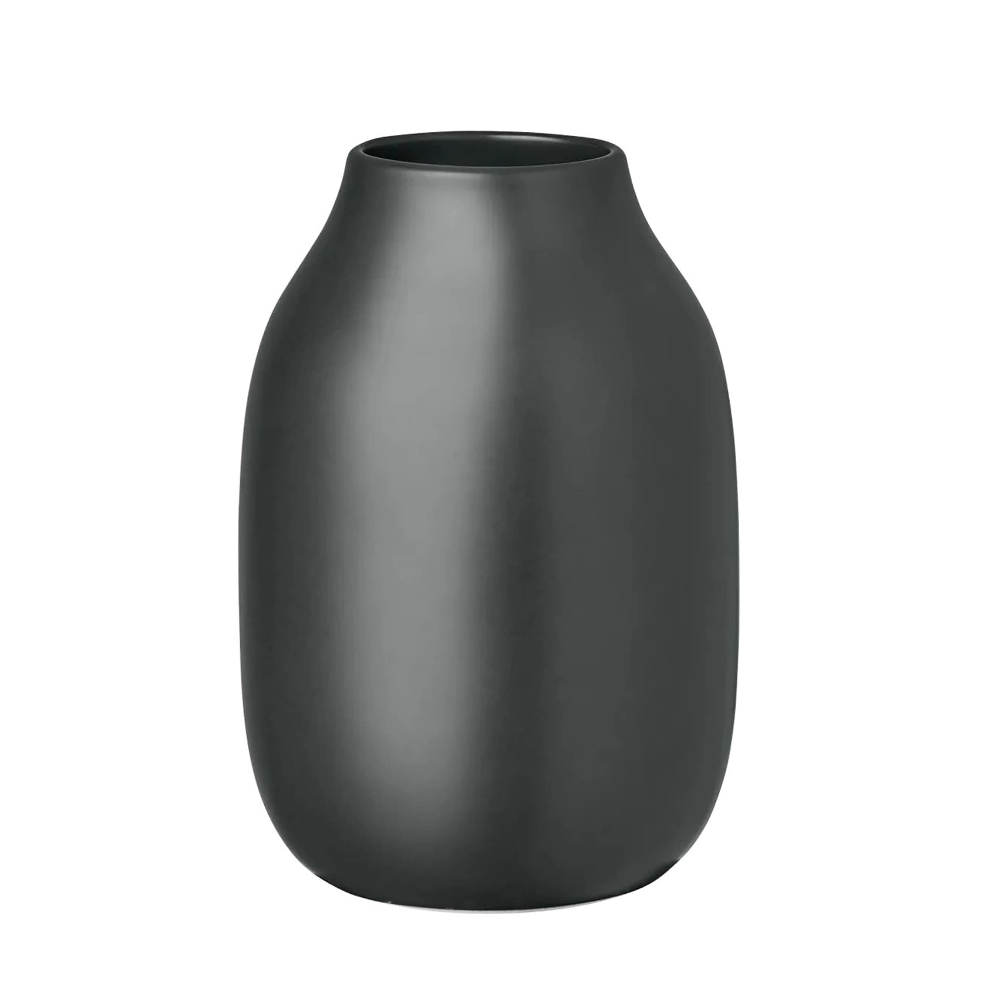 Blomus COLORA Vase Size S - Peat Matt in Dark Grey