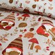 image 4 of Catherine Lansfield Woodland Gonks So Soft Reversible Duvet Cover Set Natural | Cream | Natural | Double