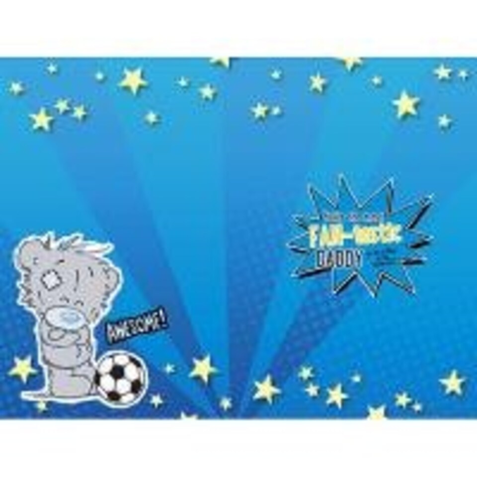 image 1 of To My Daddy Football Design Father's Day Card From Little Boy