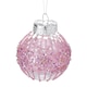 image 5 of Living and Home 25Pcs Christmas Ball Ornament Set - Pink & Silver