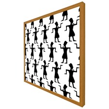 Egyptian tribal art (Picutre Frame) Brown | Oak | S