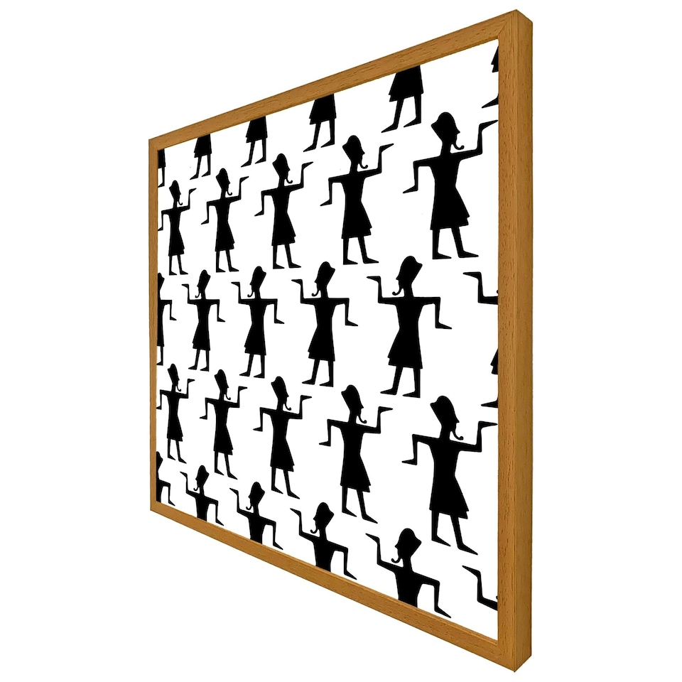 image 1 of Egyptian tribal art (Picutre Frame) Brown | Oak | S