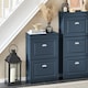 image 5 of SoBuy FSR78-B,Shoe Rack Storage Cabinet with 2 Flip Drawers | Blue | Blue | 1