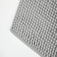 image 6 of Marlow Collection Soft Touch Non-Slip Bathroom Rug in Silver (45cm x 75cm)