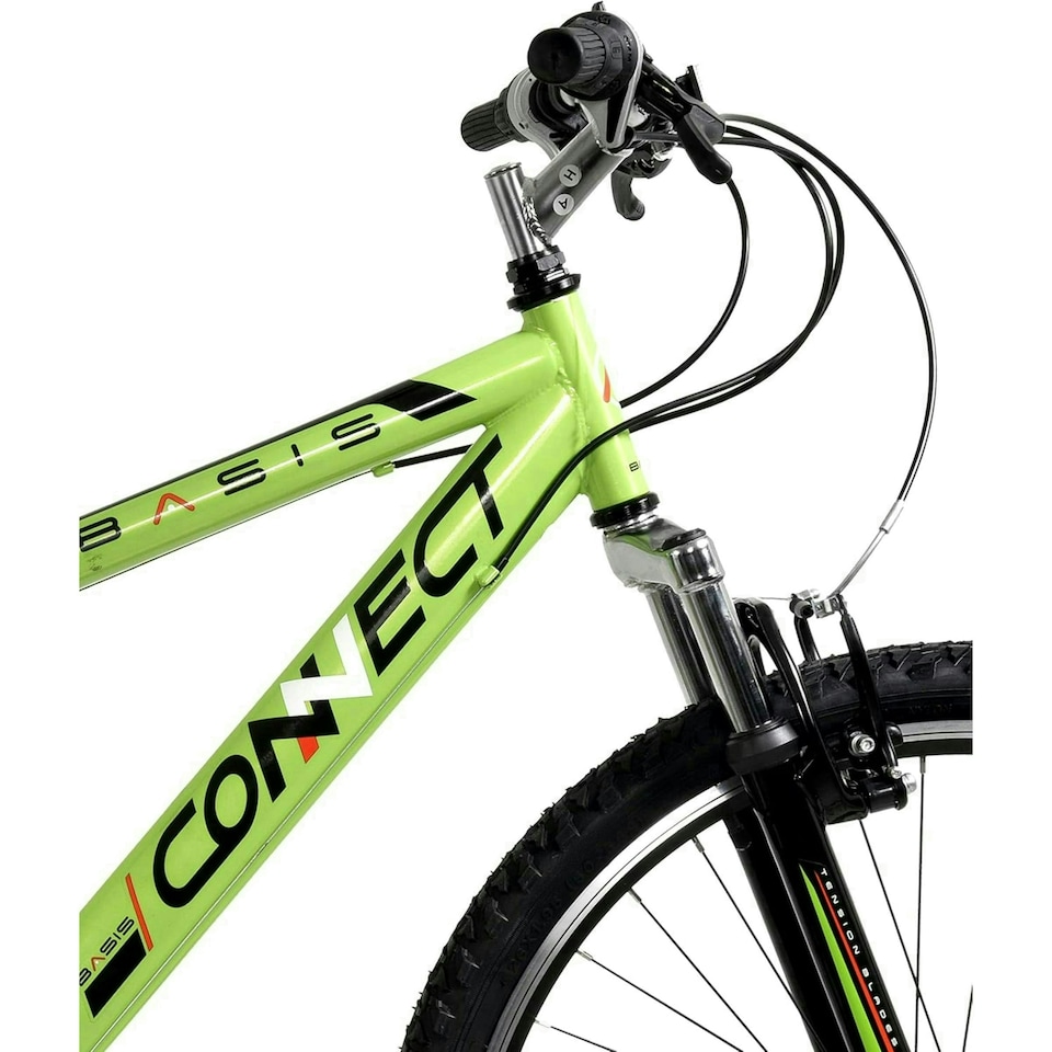 image 1 of Basis Connect Hardtail Mountain Bike, 26" Wheel - Green/Black