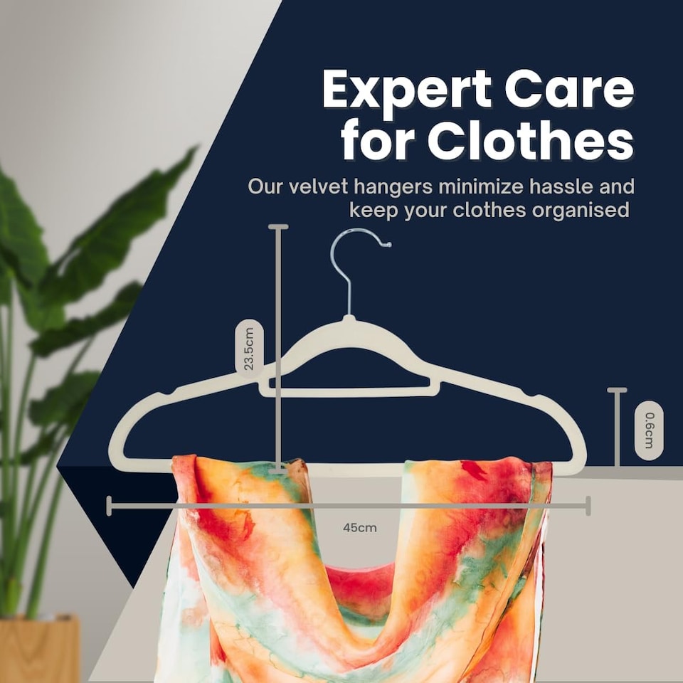 image 1 of Sasha Morel 20-Pack Pink Velvet Coat Hangers, Non-Slip Space-Saving Clothes Hangers