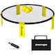 image 1 of SPORTNOW Spike Ball Set, Mini Beach Games Set with Net, 3 Balls and Pump
