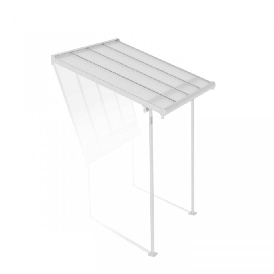 image 1 of Patio Cover Sierra 2.3 x 2.3 Clear - Polycarbonate - L224.5 x W224 x H300 cm - White White