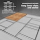 image 5 of Outsunny 13 x 11ft Garden Shed Storage with Foundation Kit & Vents Light Grey