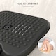 image 4 of HOMCOM Foot Rest Adjustable Height and Angle Home Office Footstool Black 
