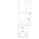 image 3 of Alpha - Column Radiator Feet - 2 Column Raw Metal