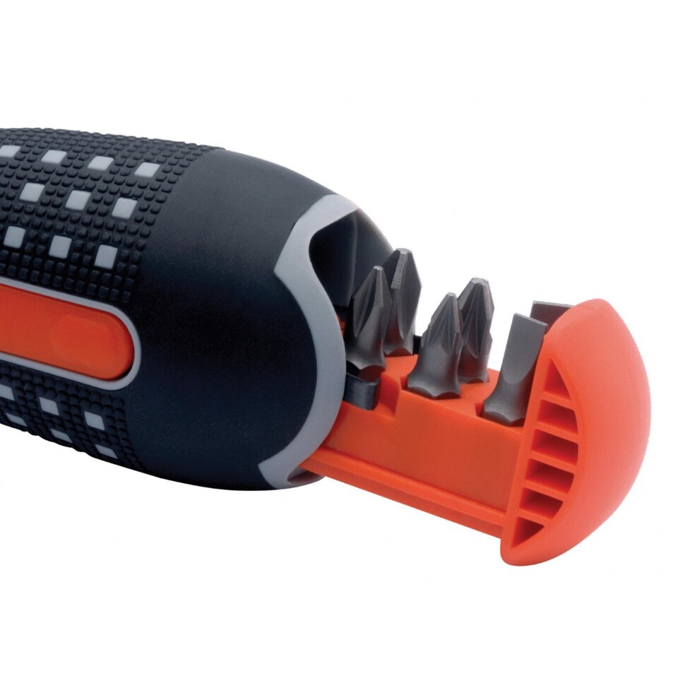 image 1 of Bahco 808050 Ratchet Screwdriver & 6 Bits | Multi | Multi Colour | One Size | 1