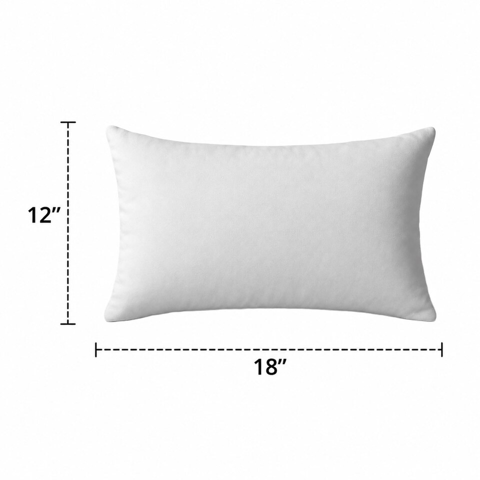 image 1 of Covers&All Sunbrella Lumbar Pillows Set of 2, Rectangle 12 in x 18 in, Canvas Antique Beige