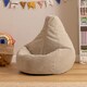 image 2 of Dalton Kids Beanbag Corduroy Natural Beige Set of 2 | Cream | Beige | M | 2