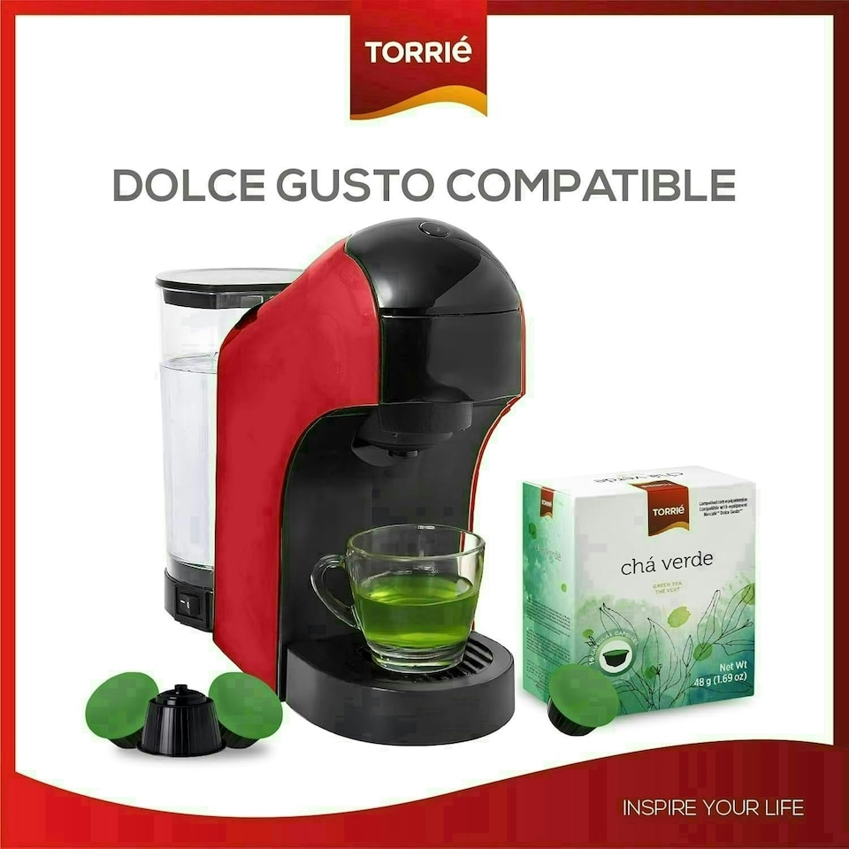 image 1 of Green Tea - Dolce Gusto ® Compatible Coffee Machine Capsules (80 Pods)