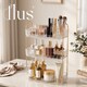 image 9 of ilus Makeup Organiser Modern Minimalist 3-Tier Cosmetic Storage Rack Beauty | White | White