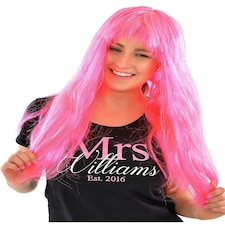 Long Pink Wig