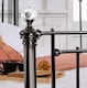 image 4 of 3ft Single Black nickel,Traditional Antique Victorian Metal Bed Frame | Black | Black Nickel | Single