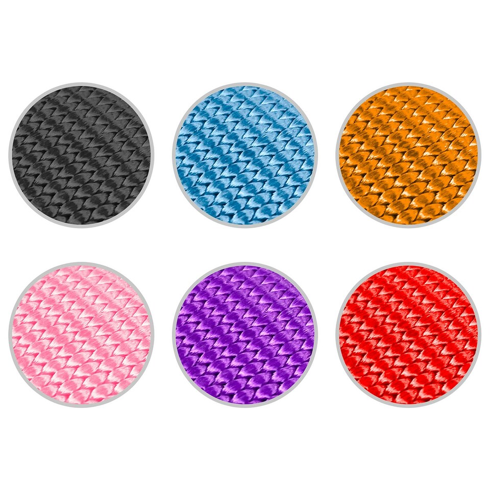 image 1 of HugglePets Padded Nylon Weatherproof Dog Lead | Multi | 100 x 1.9cm