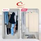 image 4 of Deluxe 100% Natural Zipped Cotton Suit Cover (Approx. 99 x 60cms) Cream