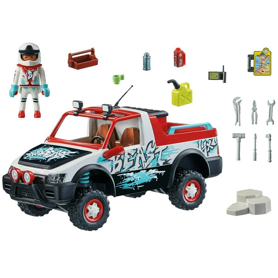 image 1 of Playmobil City Life Rally Car Playset Ages 4-10