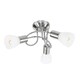 image 4 of ValueLights Kololi 3 Way Silver Ceiling Bar Light