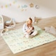 image 2 of AIYAPLAY Double-Sided Foldable Baby Mat, Water-Resistant Large Foam Mat, Reversible Floor Mat for Toddlers, for Bedrooms, Nurseries, Playrooms, 195L x 177.5W cm, Traffic and Rocking Horse Theme