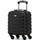 image 6 of 40x30x20cm Wizz Air & Vueling Maximum Size Free Cabin Carry On Lightweight 4 Wheel ABS Hard Case Suitcases Cabin Carry On Hand Luggage Grey | Charcoal | Cabin Bag