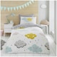 image 2 of VELVETIO Happy Clouds Duvet Cover Set Easy Care Kids Bedding Coverlet Multi | Single