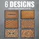 image 7 of Home Entryway Heavy Duty Non Slip Door Mat Panama Home Welcome Coir