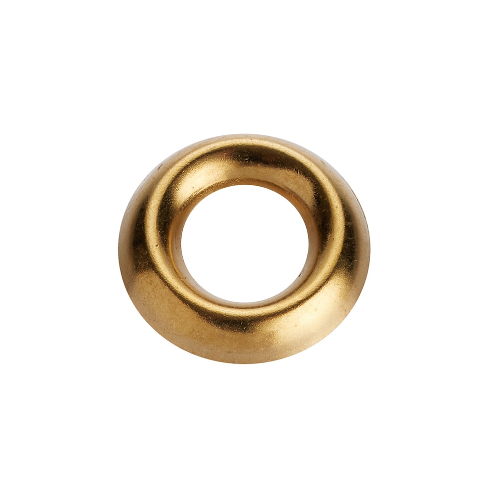 Unifix Brass Surface Screw Cups - 6G - Box of 500