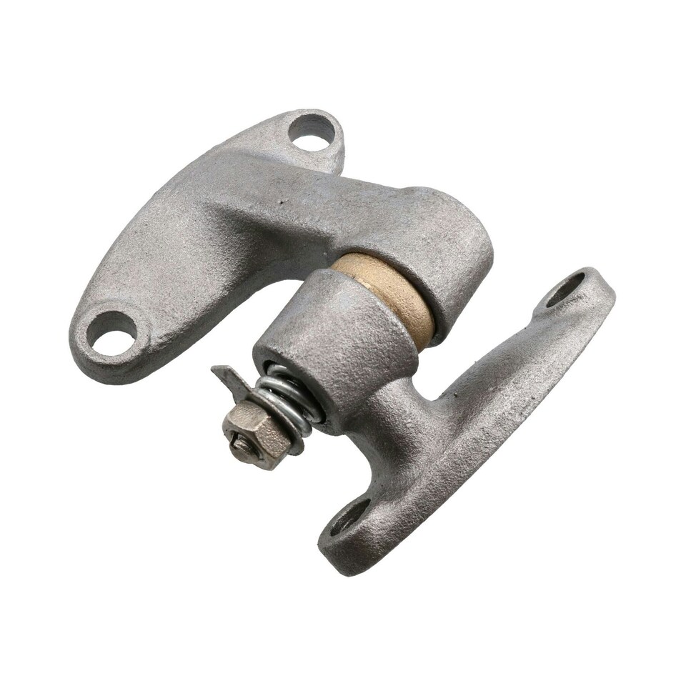 image 1 of Right Self Aligning Ball Joint Hinge Heavy Duty Locker Door Hatch Self Colour Silver
