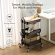 image 2 of Vonhaus Storage Trolley 3 Tier Bathroom & Kitchen Storage
