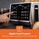 image 2 of GEEPAS 5-in-1 DIGITAL 4 Slice Long Toaster & Electric Kettle Set