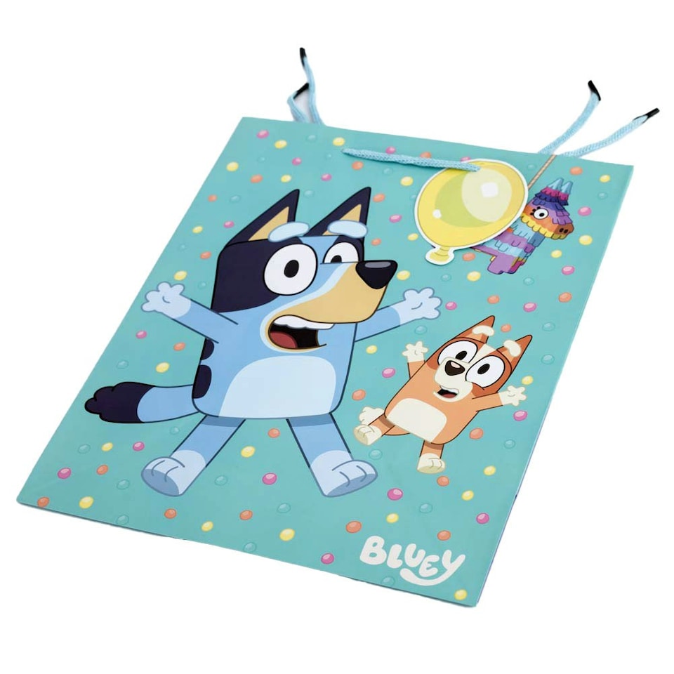 image 1 of Bluey Characters Gift Bag - Multicoloured - M