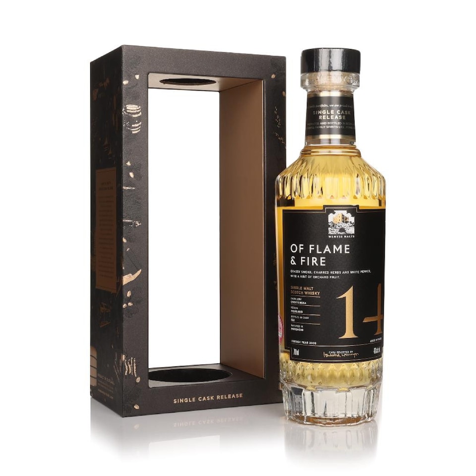 image 1 of Of Flame  Fire 14 Year Old 2009 - Wemyss Malts Croftengea | Clear