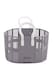 image 1 of Living and Home Foldable Plastic Laundry Basket, Grey | Grey