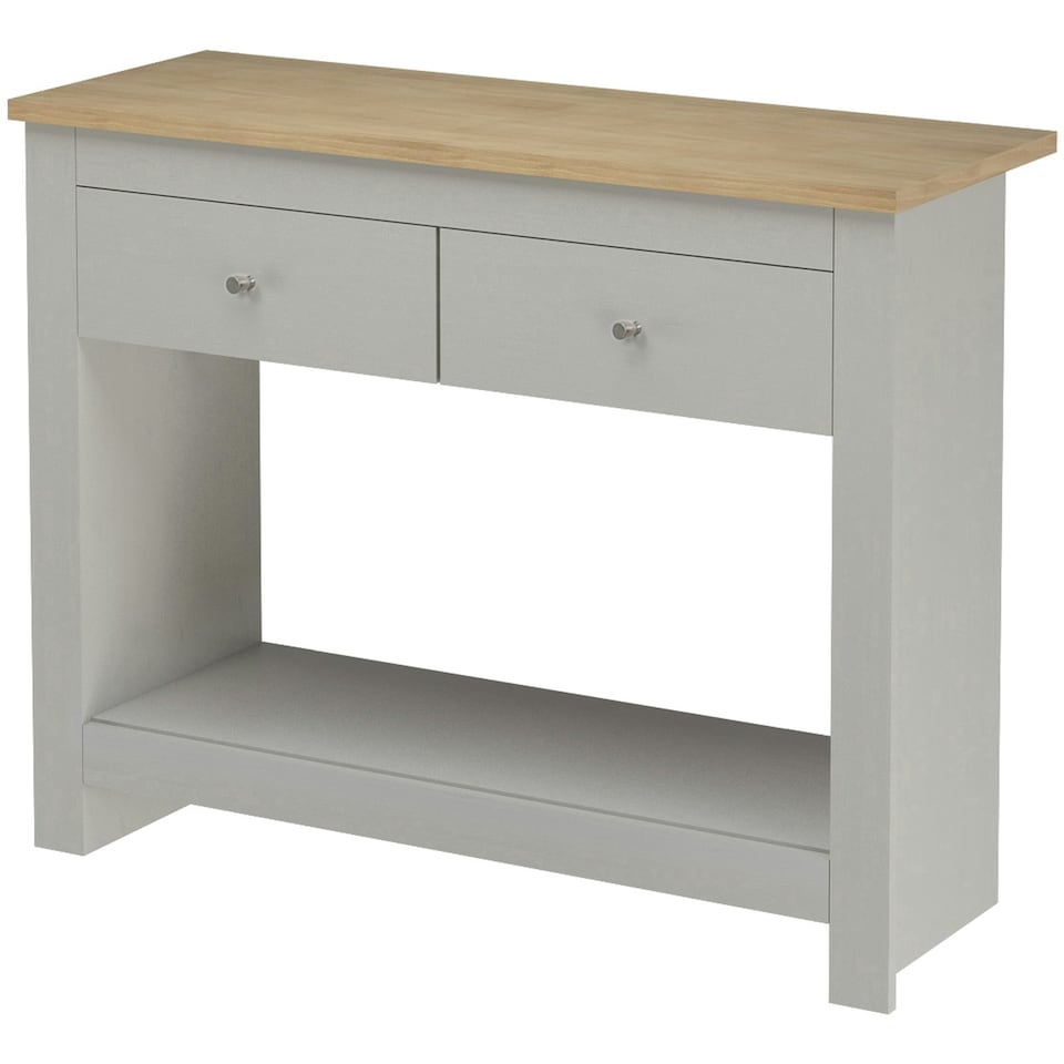 image 1 of LOFT24 Emerald Console Table GreyOak | Grey | Grey Oak